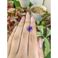 3.90 Ct. Purple Amethyst from Ceylon (Sri Lanka) Life Style