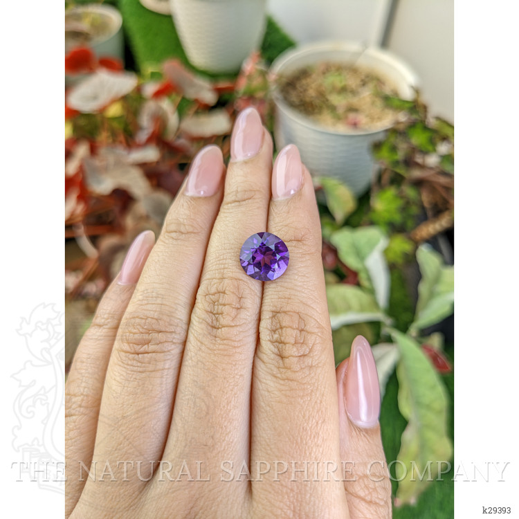 3.90 Ct. Purple Amethyst from Ceylon (Sri Lanka)