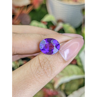 4.65 Ct. Purple Amethyst from Ceylon (Sri Lanka) Life Style