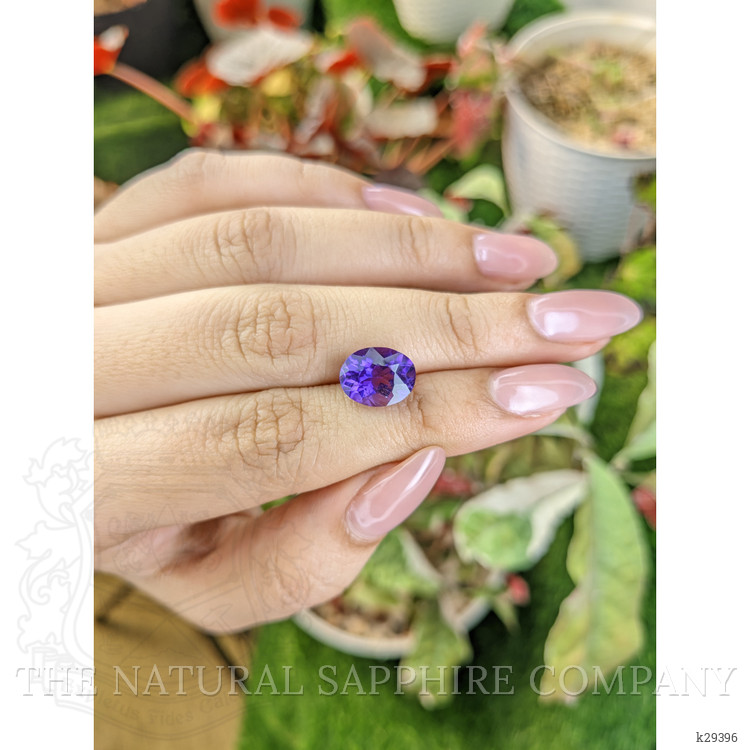 3.35 Ct. Purple Amethyst from Ceylon (Sri Lanka)