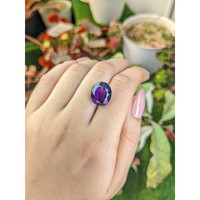 9.82 Ct. Purple Amethyst from Ceylon (Sri Lanka) Life Style