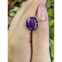 9.82 Ct. Purple Amethyst from Ceylon (Sri Lanka) Life Style