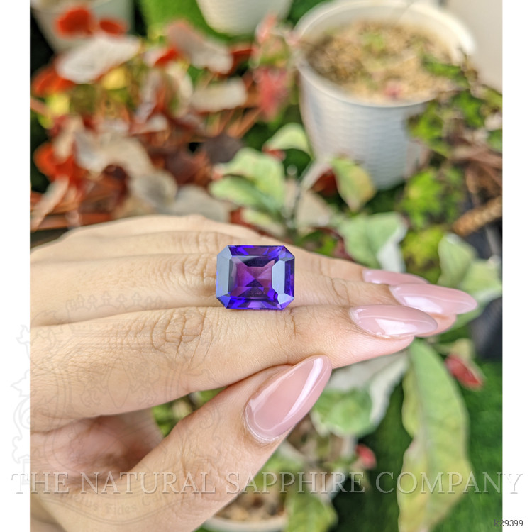 12.98 Ct. Purple Amethyst from Ceylon (Sri Lanka)