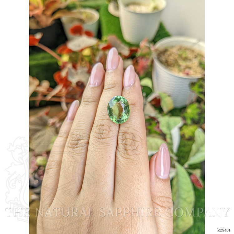 9.27 Ct. Green Prasiolite from Brazil
