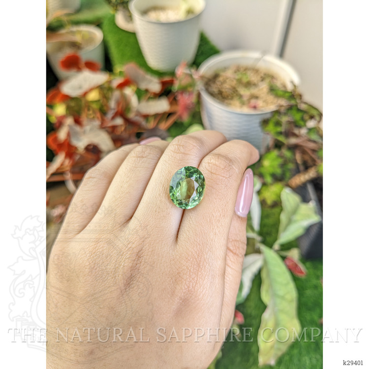 9.27 Ct. Green Prasiolite from Brazil