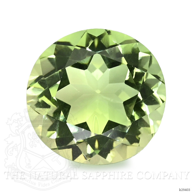 5.95 Ct. Yellowish Green Prasiolite from Brazil