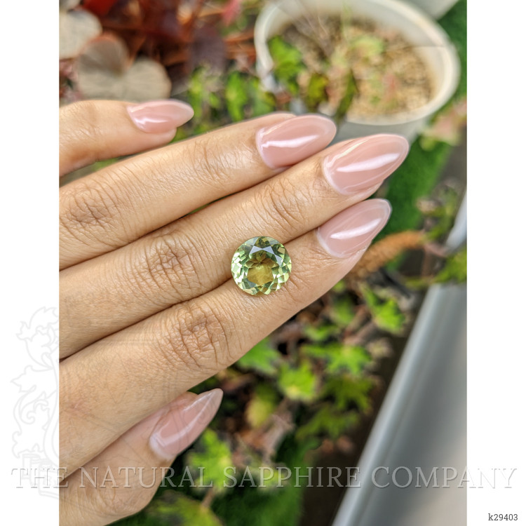 5.95 Ct. Yellowish Green Prasiolite from Brazil