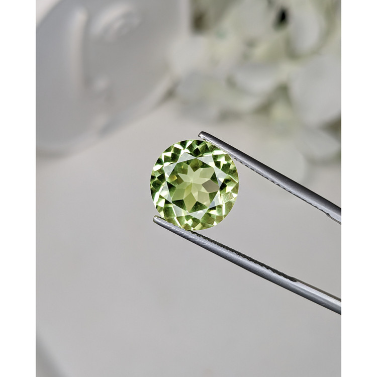 5.95 Ct. Yellowish Green Prasiolite from Brazil
