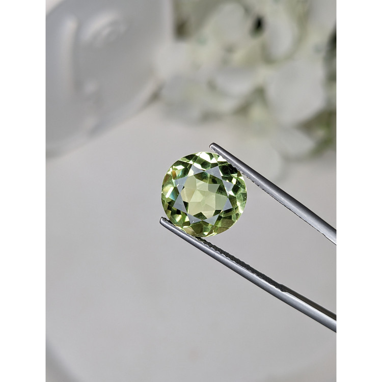 5.94 Ct. Yellowish Green Prasiolite from Brazil