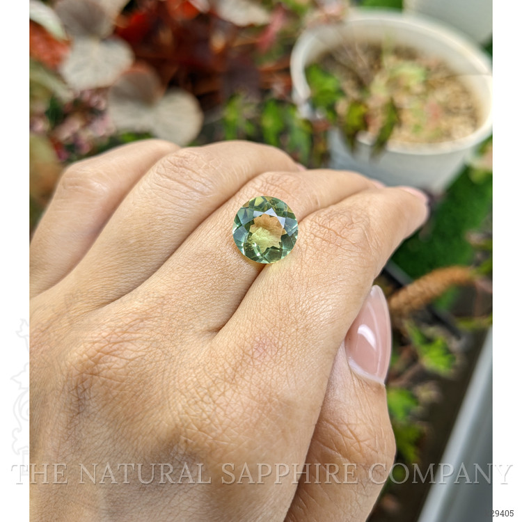 5.23 Ct. Yellowish Green Prasiolite from Brazil