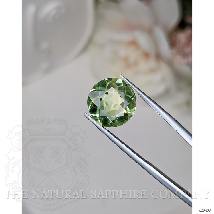 5.23 Ct. Yellowish Green Prasiolite from Brazil