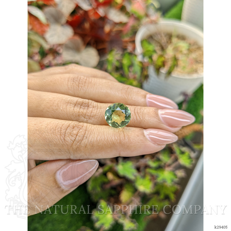 5.23 Ct. Yellowish Green Prasiolite from Brazil