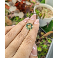 5.23 Ct. Yellowish Green Prasiolite from Brazil Life Style
