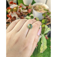4.70 Ct. Green Prasiolite from Brazil Life Style