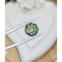 4.70 Ct. Green Prasiolite from Brazil Life Style