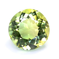 5.94 Ct. Yellowish Green Prasiolite from Brazil Video