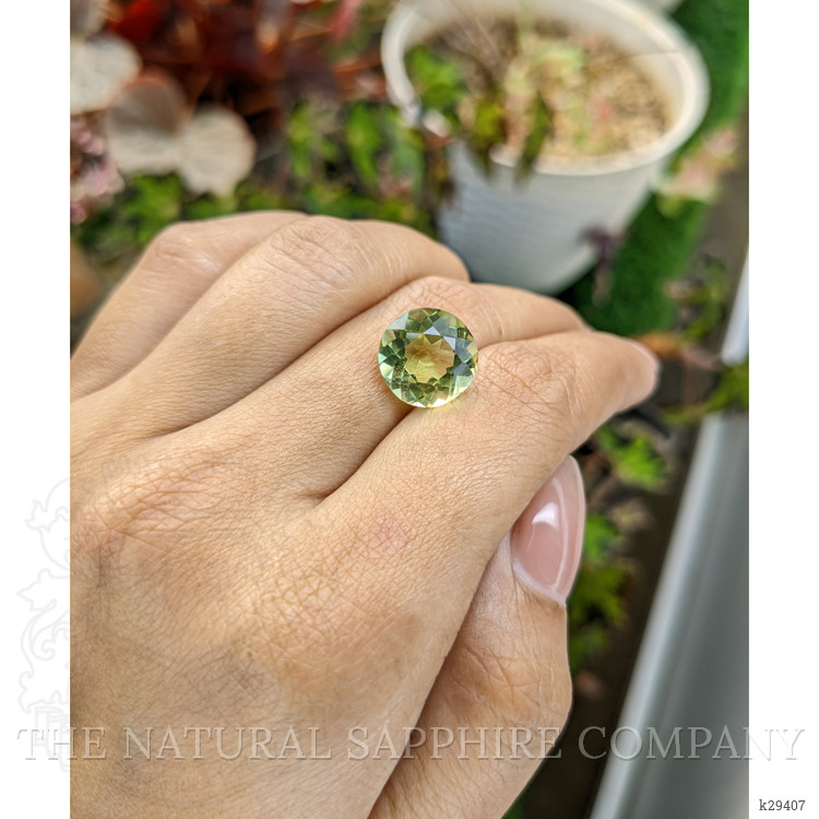 5.94 Ct. Yellowish Green Prasiolite from Brazil
