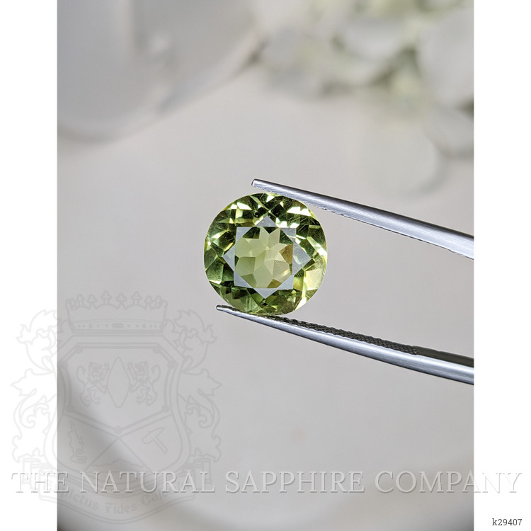 5.94 Ct. Yellowish Green Prasiolite from Brazil