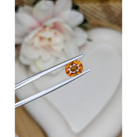 1.51 Ct. Orange Hessonite Garnet from Madagascar Life Style
