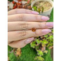 1.51 Ct. Orange Hessonite Garnet from Madagascar Life Style