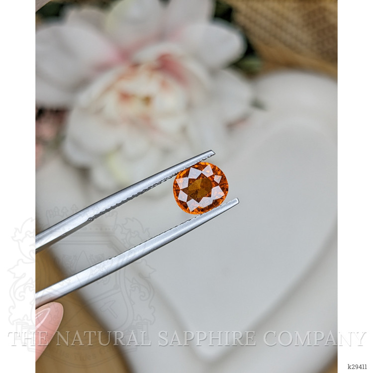 1.71 Ct. Orange Hessonite Garnet from Madagascar