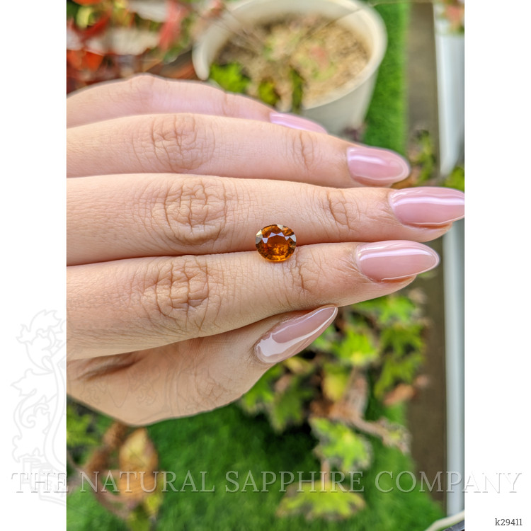 1.71 Ct. Orange Hessonite Garnet from Madagascar