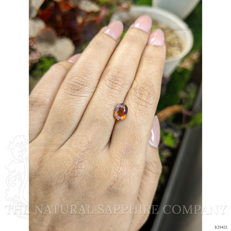 1.92 Ct. Orange Hessonite Garnet from Madagascar