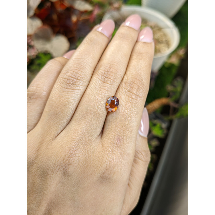 1.92 Ct. Orange Hessonite Garnet from Madagascar