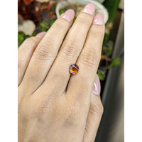 1.70 Ct. Orange Hessonite Garnet from Madagascar Life Style