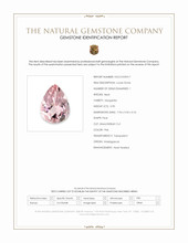 0.90 Ct. Pink Morganite from Madagascar Scan Report