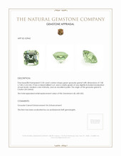 2.20 Ct. Grossular Garnet from Ceylon (Sri Lanka) Appraisal