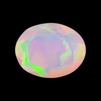 1.17 Ct. Multi Color White Opal (Light Opal) from Ethiopia Video