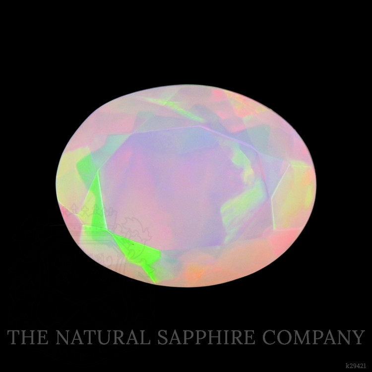 1.17 Ct. Multi Color White Opal (Light Opal) from Ethiopia