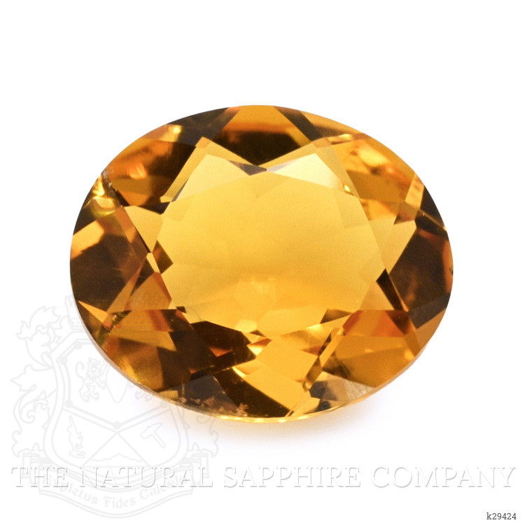 4.71 Ct. Orangish Yellow Citrine from Brazil