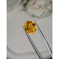 4.87 Ct. Orangish Yellow Citrine from Brazil Life Style