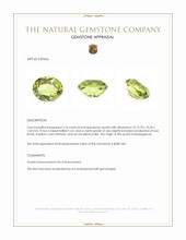 5.76 Ct. Lemon Quartz from Madagascar Appraisal