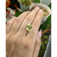 5.76 Ct. Lemon Quartz from Madagascar Life Style