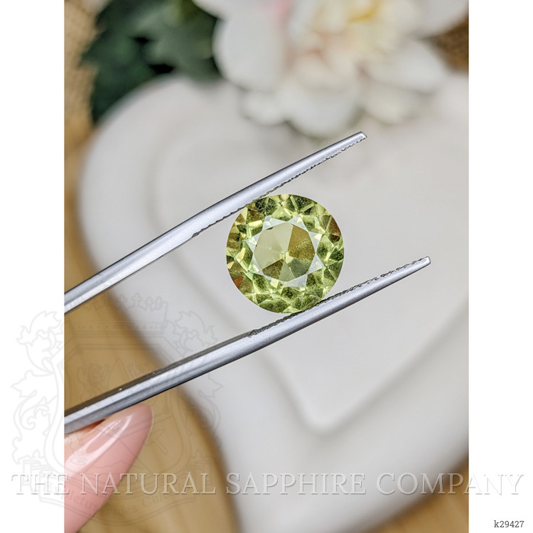 6.63 Ct. Yellowish Green Prasiolite from Brazil