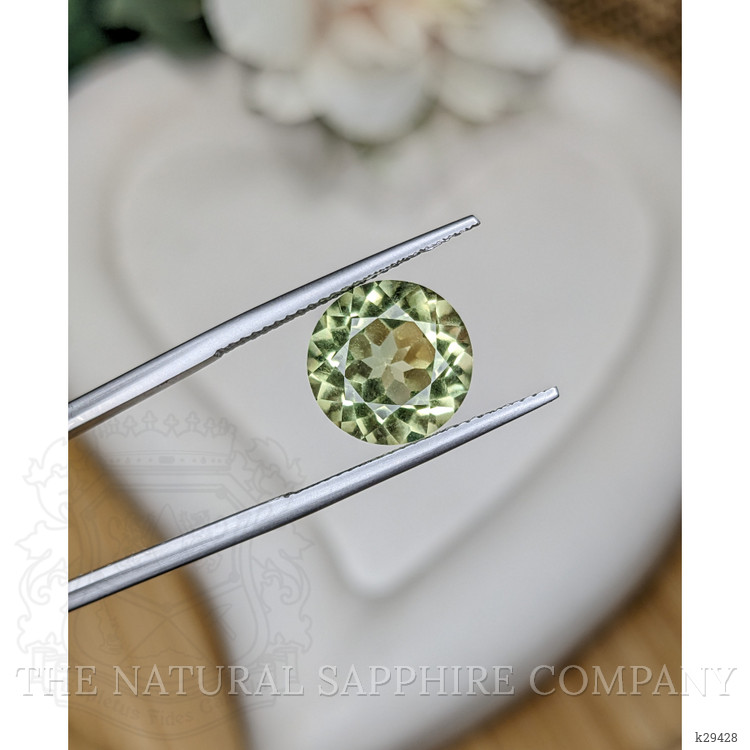 5.19 Ct. Yellowish Green Prasiolite from Brazil