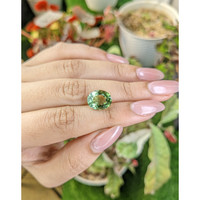 4.60 Ct. Yellowish Green Prasiolite from Brazil Life Style
