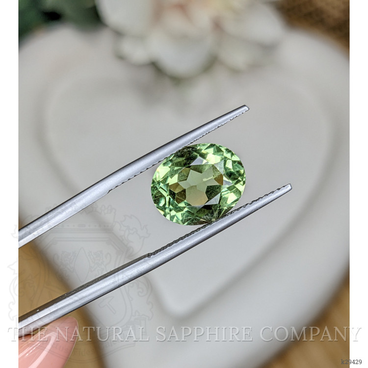 4.60 Ct. Yellowish Green Prasiolite from Brazil