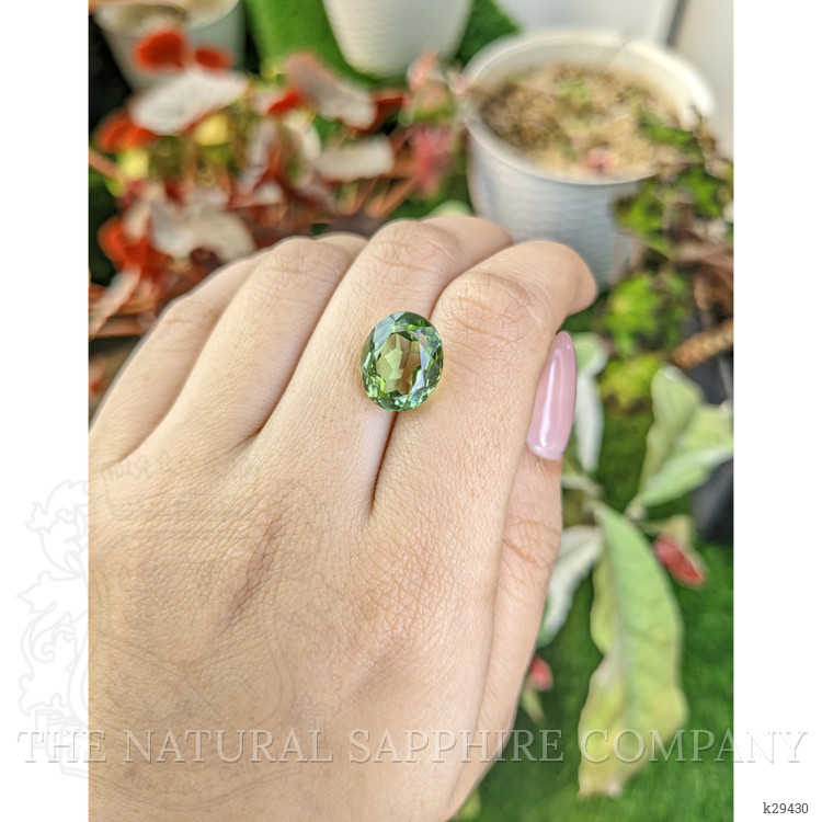 6.96 Ct. Green Prasiolite from Brazil