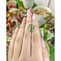 6.96 Ct. Green Prasiolite from Brazil Life Style