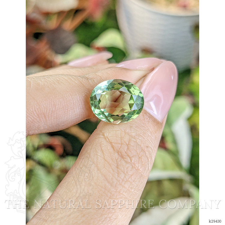 6.96 Ct. Green Prasiolite from Brazil
