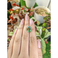 5.96 Ct. Green Prasiolite from Brazil Life Style