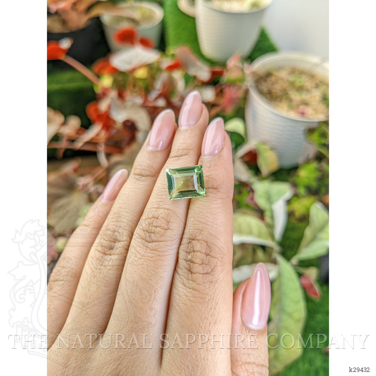 6.29 Ct. Green Prasiolite from Brazil