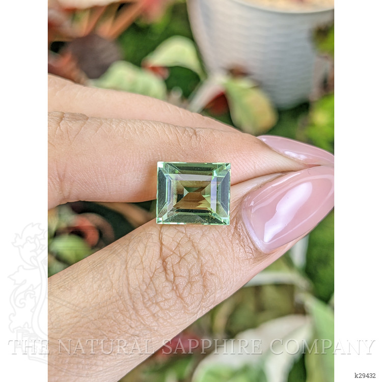 6.29 Ct. Green Prasiolite from Brazil