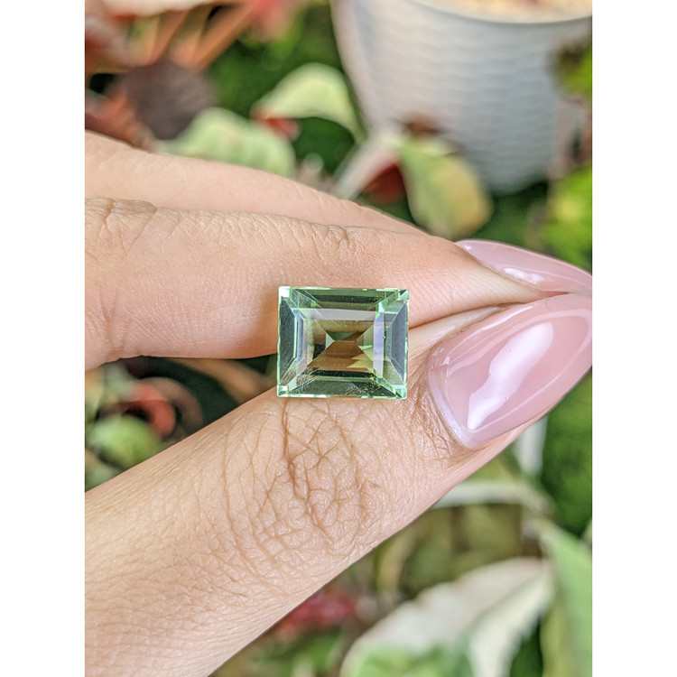 6.29 Ct. Green Prasiolite from Brazil