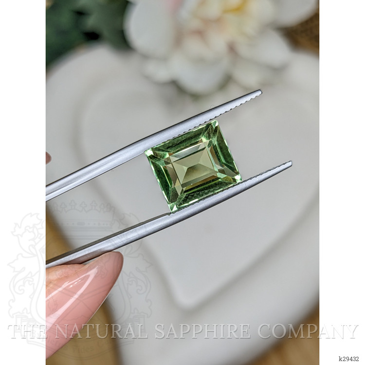 6.29 Ct. Green Prasiolite from Brazil