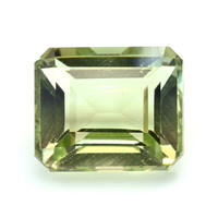 5.81 Ct. Yellowish Green Prasiolite from Brazil Video